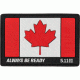 5.11 Tactical Canada Flag Patch - Unisex, Charcoal, 1 SZ, 81209-018-1 SZ