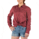 5.11 Tactical Nikita Long Sleeve Shirt - Womens, Cabernet, Small, 62398-569-S