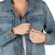 5.11 Tactical Penelope Denim Jacket - Womens, Lw Indigo, Extra Small, 38080-646-XS