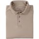 5.11 Tactical Performance Long Sleeve Polo - Men's, Small, Regular, Silver Tan, 72049-160-S