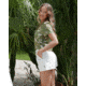 Body Glove Hey You High-Waisted Pleated Shorts - Cream BD868D9B, 9, CREAM, JS1290-104-9