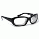 Verona/ Sharpview Clear, Glossy Black Frame Female Sunglasses, M-L