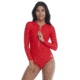 Body Glove Smoothies Channel Cross-Over Long Sleeve Swimsuit - True 47724126, M, TRUE, 39506764-608-M