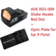 ADE Advanced Optics RD3-009 Shake Awake 1x Reflex Red Dot Sight w/SAR 9 USA SAR9 Optic Mount Plate