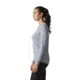 Adidas Terrex Ultimate Women's Long Sleeve Tee, Medium Grey Heather/Black, Large, BQ8582-L