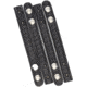 Aker Leather 531 Double Snap 3/4inch Wide Belt Keepers, Brass Snap, 1 PK, Basketweave, Black, A531-BW-BR