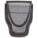 Aker Leather Model 508 Handcuff Case, Small, Hidden Snap, Plain, Black, A508-BP-HS