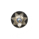 Aker Leather Aker - 592 Clip-on Star Badge Holder - A592-BP