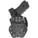 Aker Leather Model 268A Flatsider Paddle XR19 Strapless Open Top Holsters, Colt 1911, Right, Plain, Black, H268ABPR-CO1911