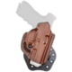 Aker Leather Model 268A Flatsider Paddle XR19 Strapless Open Top Holster, Tan, Right, Glock 19/23, H268ATPR-GL1923