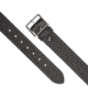 Aker Leather Model B07 1.75inch Garrison Belts, 36 in, Chrome Buckle, Basketweave, Black, B07-BW-36-CH