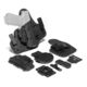Alien Gear Holsters ShapeShift Core Carry Holster Pack, Springfield Armory XD-S 3.3in, Left Hand, Matte, Black, SSHK-0203-LH-D