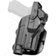 Alien Gear Holsters Rapid Force Duty Holster Paddle Level III Light Bearing w QDS, Glock 17/31/47/22 Gen 1-4 w light, Right, Black, Matte, One size, 193858312217