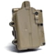 Alien Gear Holsters Rapid Force Level II Polymer OWB Holster, Left Hand, w/ Compact Light, Tan, AG-R2-B-0692-TN-LH-CL-A0-B