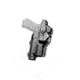 Alien Gear Holsters Rapid Force Level II Light Bearing Paddle Holsters, Glock 19, Left, Matte, Black, 00193858024257
