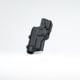 Alien Gear Holsters Rapid Force Level 3 Duty Polymer OWB Belt Holster, Glock 19/19X/19 MOS/17/17 MOS/44/45/45 MOS/47/47 MOS Gen 1, 22/23 Gen 1-4, Left Hand, Large Light, Black, R3-M-0057-BK-LH-LL-A0-B