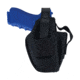 Allen Ambidextrous Hip Holster, Double Action Revolver, 3.25-Inch to 3.75-Inch, Black, Medium/Large, 44506