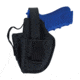 Allen Ambidextrous Hip Holster, Double Action Revolver, 3.25-Inch to 3.75-Inch, Black, Medium/Large, 44506