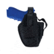 Allen Ambidextrous Hip Holster, Semi Automatic Handgun, 4.5-Inch to 5-Inch, Black, Large, 44503