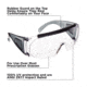 Allen Over Shooting and Safety Glasses, Clear, 2169