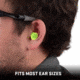 Allen ULTRX Tapered Foam Ear Plugs, Yellow/Lime Green, 25 Pair, NRR 32dB, 4116