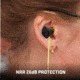 Allen ULTRX Tethered Silicone Ear Plugs, 3-Pairs, Yellow, 4118