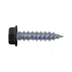 AP Products #8 Hex Washer Head Screw, Black, 1-1/2in, Pack of 500, 012-TR500 BL 8 X 1-1/2