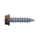 AP Products #8 Hex Washer Head Screw, Brown, 1-1/2in, Pack of 50, 012-TR50 BR 8 X 1-1/2