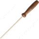 Arkansas Sharpeners Ceramic Sharpener Stick with Brown Walnut Handle, 7in Rod, Brown, AC48