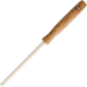 USED Arkansas Sharpeners Ceramic Sharpening Stick with Brown Oak Handle, 5in Rod, Brown, AC47, EDEMO1