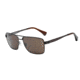Armani EA2019 Progressive Prescription Sunglasses EA2019-304973-58 - Lens Diameter 58 mm, Frame Color Matte Brown
