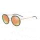 Armani EA2041 Single Vision Prescription Sunglasses EA2041-30044Z-50 - Lens Diameter 50 mm, Frame Color Matte Pink Gold