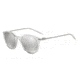 Armani EA4050 Sunglasses 53716G-50 - Transparent Frame, Light Grey Mirror Silver Lenses