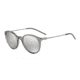 Armani EA4050 Sunglasses 53826G-50 - Transparent Grey Frame, Light Grey Mirror Silver Lenses