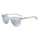 Armani EA4053 Sunglasses 53716J-57 - Transparent Frame, Blue Mirror White Lenses
