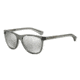 Armani EA4053 Sunglasses 53726G-57 - Transparent Grey Frame, Light Grey Mirror Silver Lenses