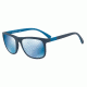 Armani EA4079 Single Vision Prescription Sunglasses EA4079-550455-57 - Lens Diameter 57 mm, Frame Color Matte Blue