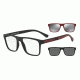 Armani EA4115F Progressive Prescription Sunglasses, 54mm, Matte Black, EA4115F-50421W-54-PRO