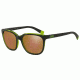 Armani Exchange AX4031 Sunglasses 815473-55 - Dk Purple/green Transparent Frame, Gold Mirror Lenses