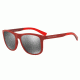 Armani Exchange AX4049SF Single Vision Prescription Sunglasses AX4049SF-81846G-57 - Lens Diameter 57 mm, Frame Color Matte Tango Red