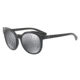 Armani Exchange AX4064SF Sunglasses 82256G-55 - Black/grey Havana Frame, Light Grey Mirror Black Lenses