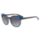 Armani Exchange AX4064SF Sunglasses 82278G-55 - Blue Havana/skidiver Frame, Grey Gradient Lenses