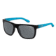 Arnette Firedrill Single Vision Prescription Sunglasses, Gloss Black/Fuzzy Inked Aqua Frame, Grey Lens-AN4143-27SV