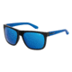 Arnette Firedrill Single Vision Prescription Sunglasses, Gloss Black/Gummy Blueberry Frame, Blue Mirror Lens-AN4143-28SV