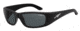 Arnette Quick Draw Single Vision Prescription Sunglasses, Fuzzy Black Frame, Polarized Grey Lens, Polarized-AN4178-07SV