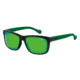 Arnette Slacker Bifocal Prescription Sunglasses, Gloss Black/Green Frame, Citrus Chrome Lens-AN4196-02BI