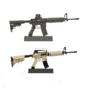 ATI Outdoor Non-Firing AR-15 Mini Replica, 1:3 Scale, Black, Flat Dark Earth