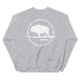 Atoll Board Co Atoll Boards Circular Logo Crew Neck Sweatshirt - Sport Grey, S - Sport Grey,S, 627AC311C2695Sport-Grey-S