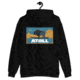 Atoll Board Co Atoll Boards Hand Drawn Tahoe Sunset Logo Pullover Hoodie - Black, M - Black,M, SQ7202652