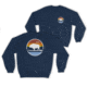 Atoll Board Co Atoll Boards Landscape Crew Neck Sweatshirt - Indigo Blue, XL - Indigo Blue,XL, SQ2767248